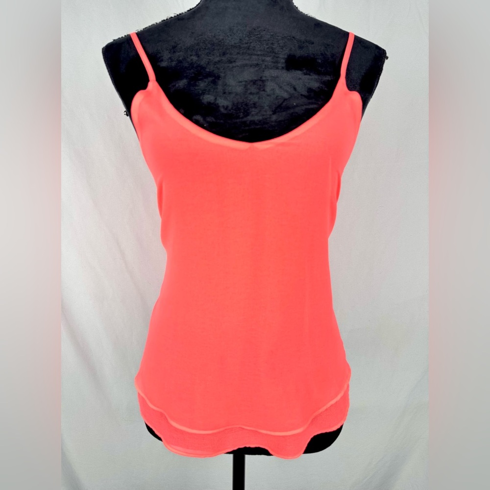 E & M Coral Flowy Boho Cami Top